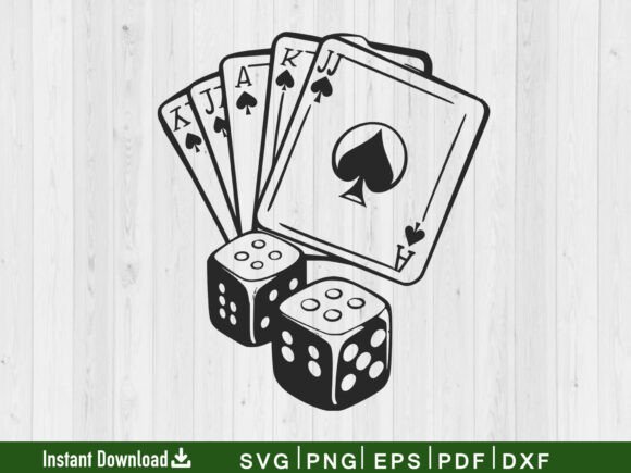 Cards and Dice SVG File Review