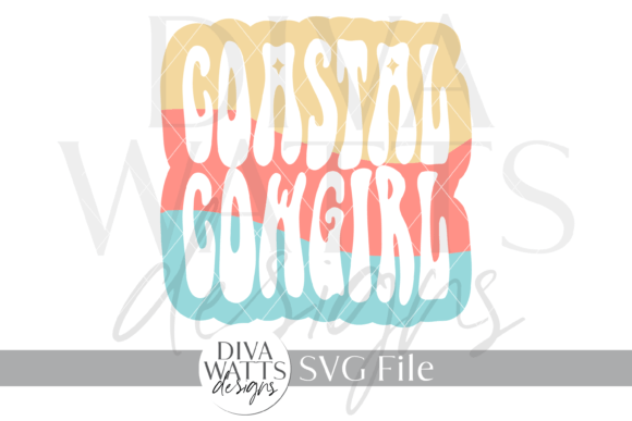 Coastal Cowgirl Word Illustration SVG Review