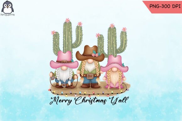 Cowboy Gnome Merry Christmas, Y all PNG Review