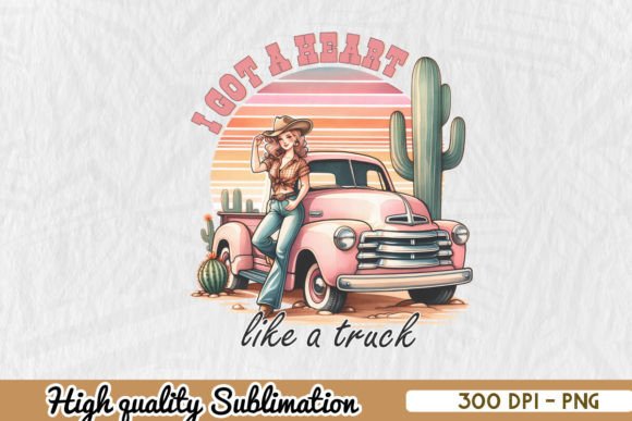 Heart Like a Truck Country Music Western Embroidery Review