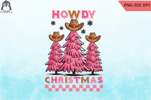 Western Christmas Cowboy Howdy Santa PNG