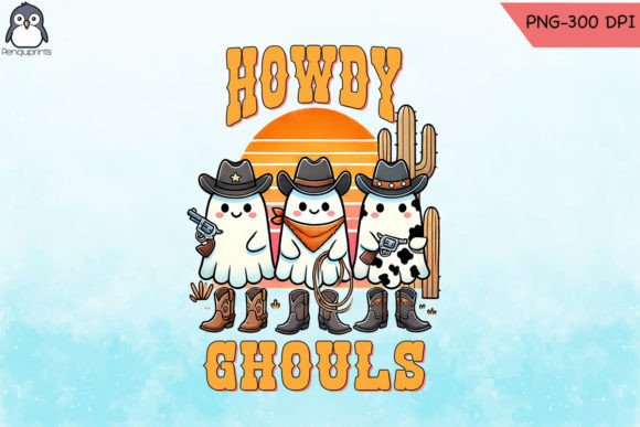 Western Howdy Ghouls Halloween PNG Review