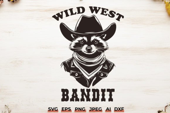 Wild West Bandit Raccoon SVG Clipart Review